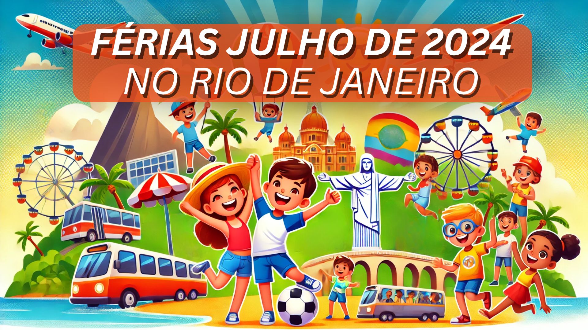 Férias de Julho no Rio de Janeiro com Crianças 2024 - Pequenos no Rio