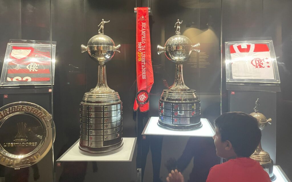 Taças da Libertadores - Museu do Flamengo
