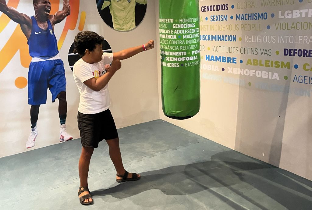 Saco de Box no Rio Museu Olímpico