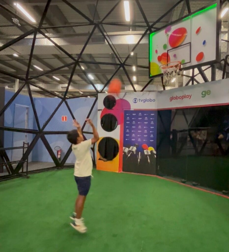 Experiencia GE e Sportv - Jogo de Basquete